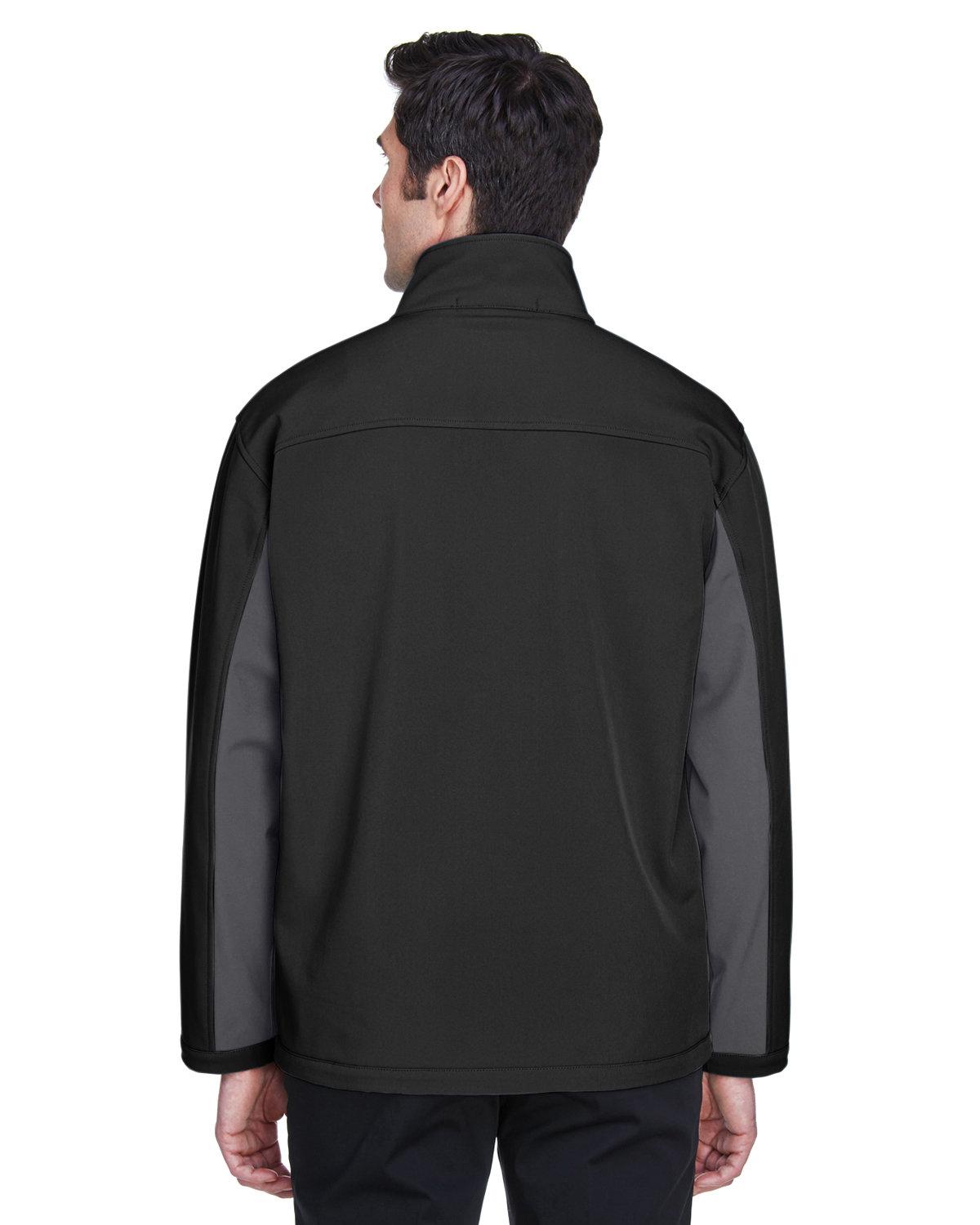 D997 Devon & Jones Mens Soft Shell Colorblock Jacket D997 Devon & Jones Mens Soft Shell Colorblock Jacket - Back Image