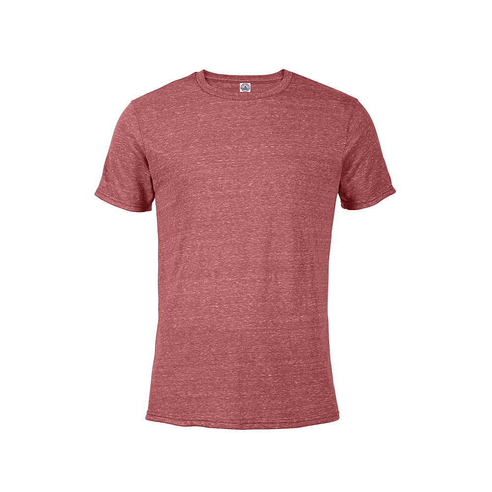 14600L Delta Ringspun Adult Snow Heather Tee (new updated fit) Zoom Image
