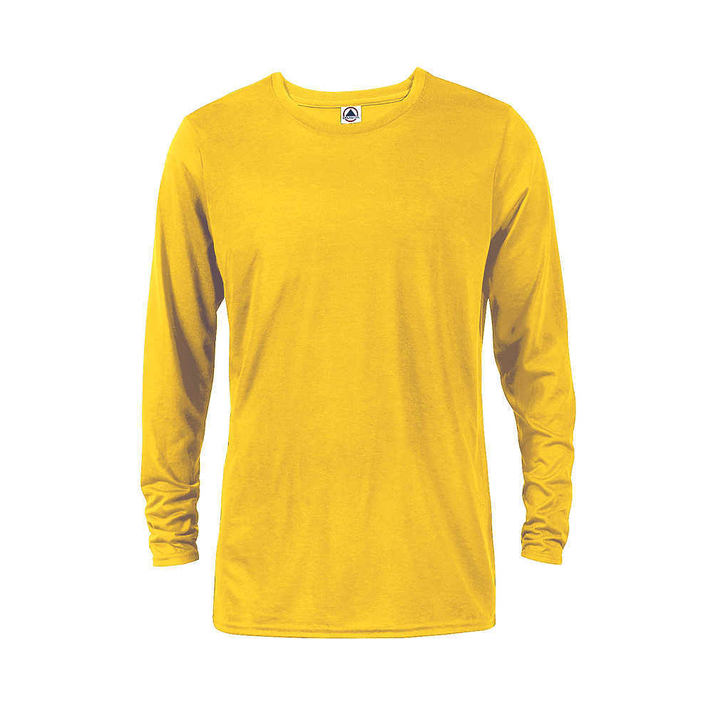 616535 Delta Dri 30/1's Adult Performance Long Sleeve Tee