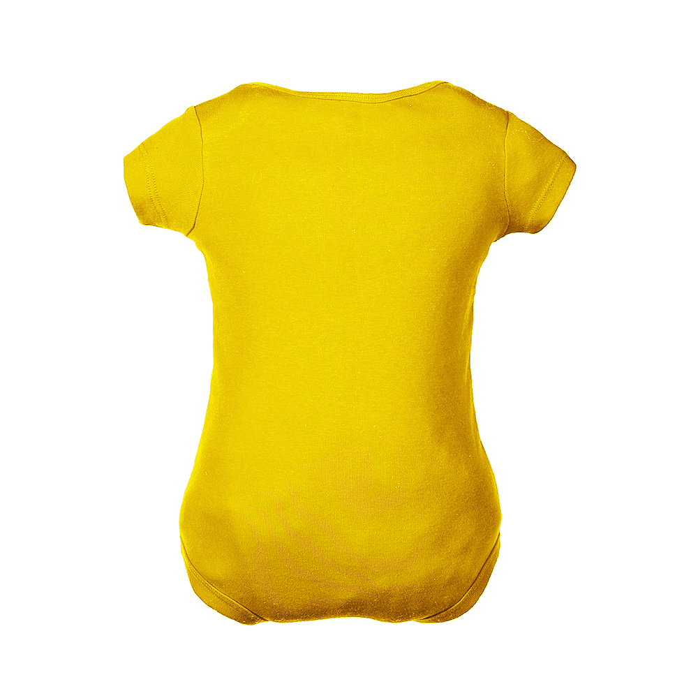 9500 Delta Ringspun Infant 1x1 Rib Snap Tee - Back Image