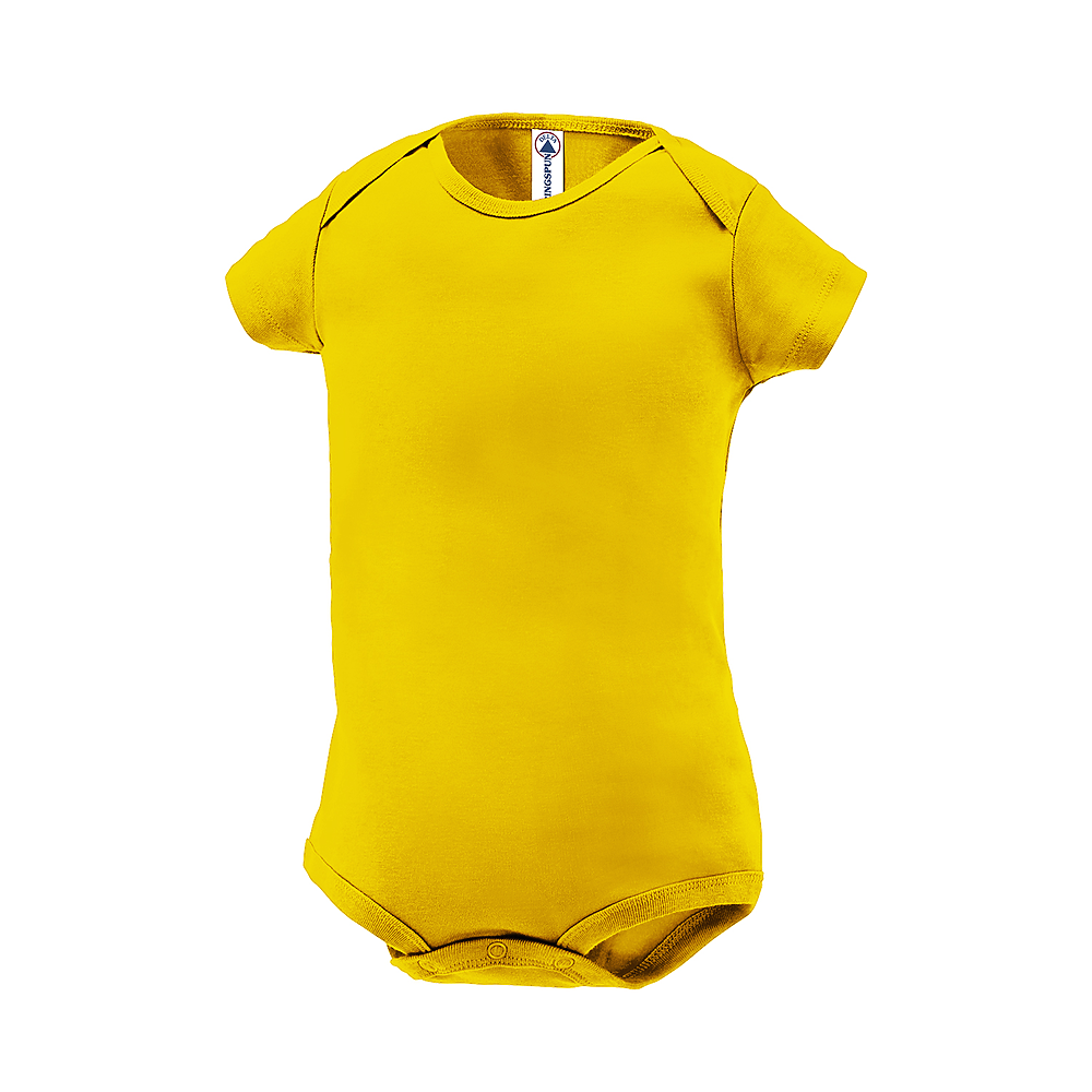 9500 Delta Ringspun Infant 1x1 Rib Snap Tee
