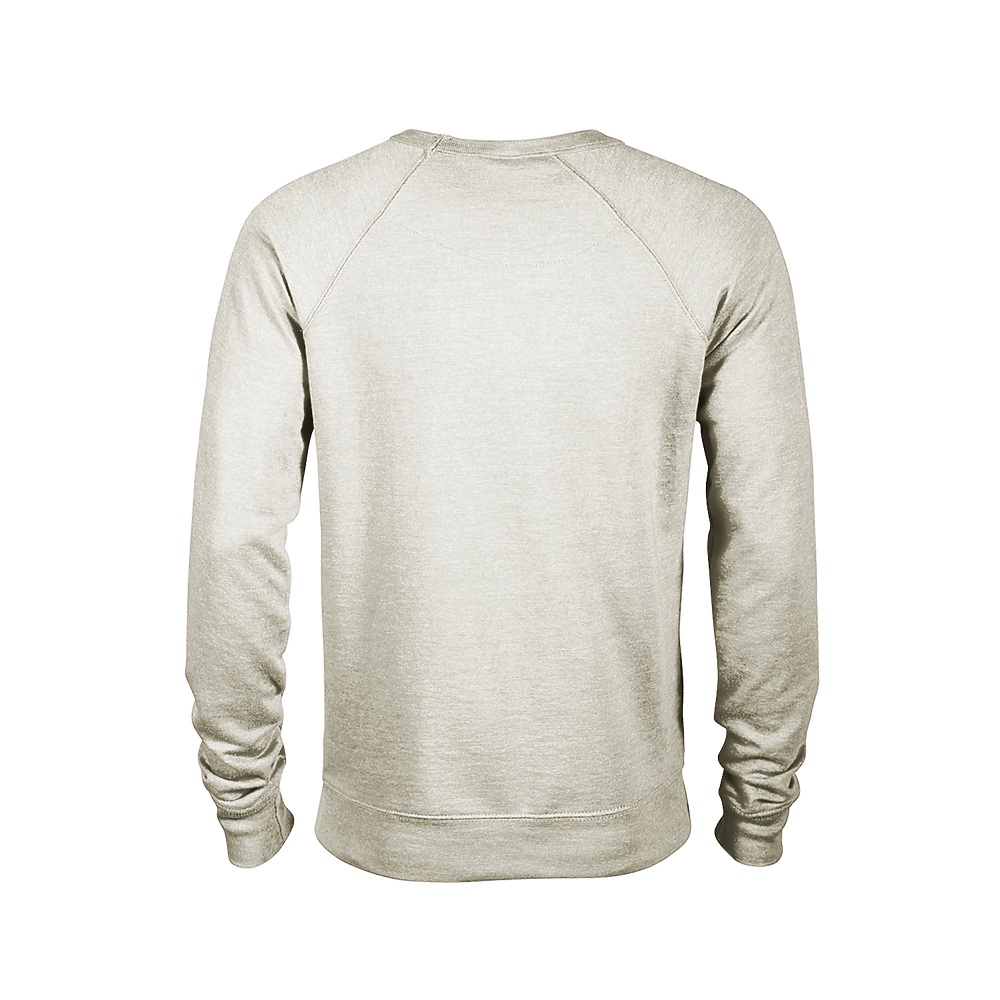 97100 Delta Fleece Adult Unisex French Terry Crew - Back Image
