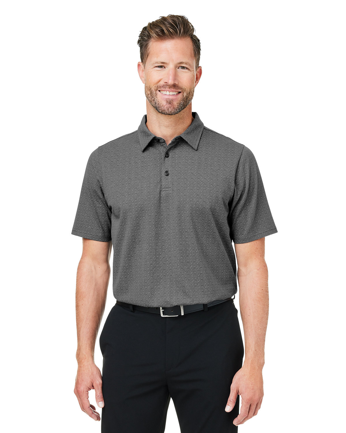 DG101 Devon & Jones Crownlux Performance? Mens Geo Polo DG101 Devon & Jones Crownlux Performance? Mens Geo Polo