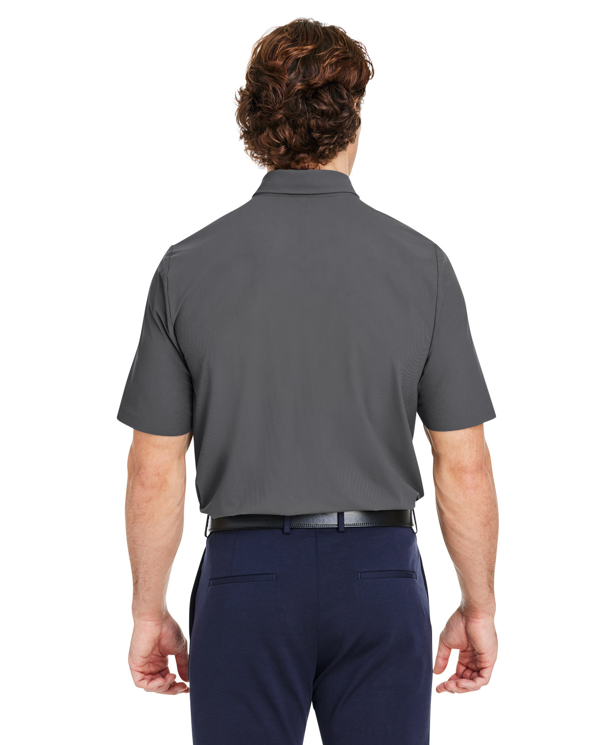 DG110 Devon & Jones CrownLux Performance? Mens Windsor Welded Polo DG110 Devon & Jones CrownLux Performance? Mens Windsor Welded Polo - Back Image