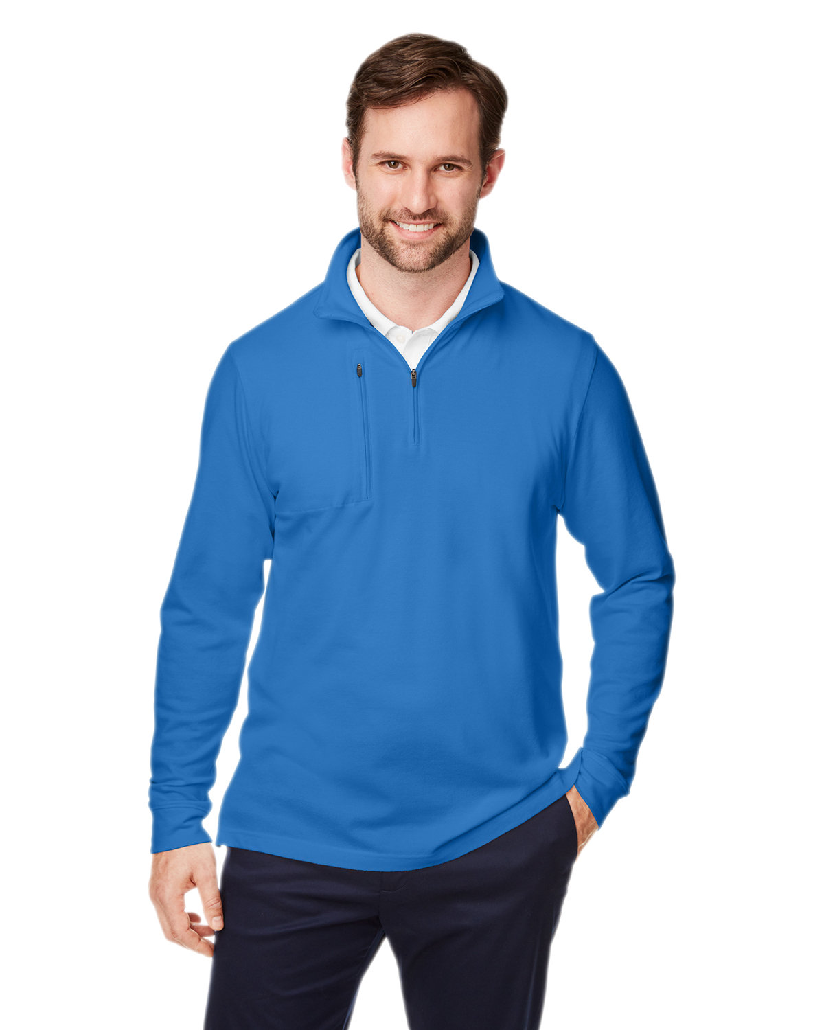 DG400 Devon & Jones New Classics Mens Performance Quarter-Zip DG400 Devon & Jones New Classics Mens Performance Quarter-Zip