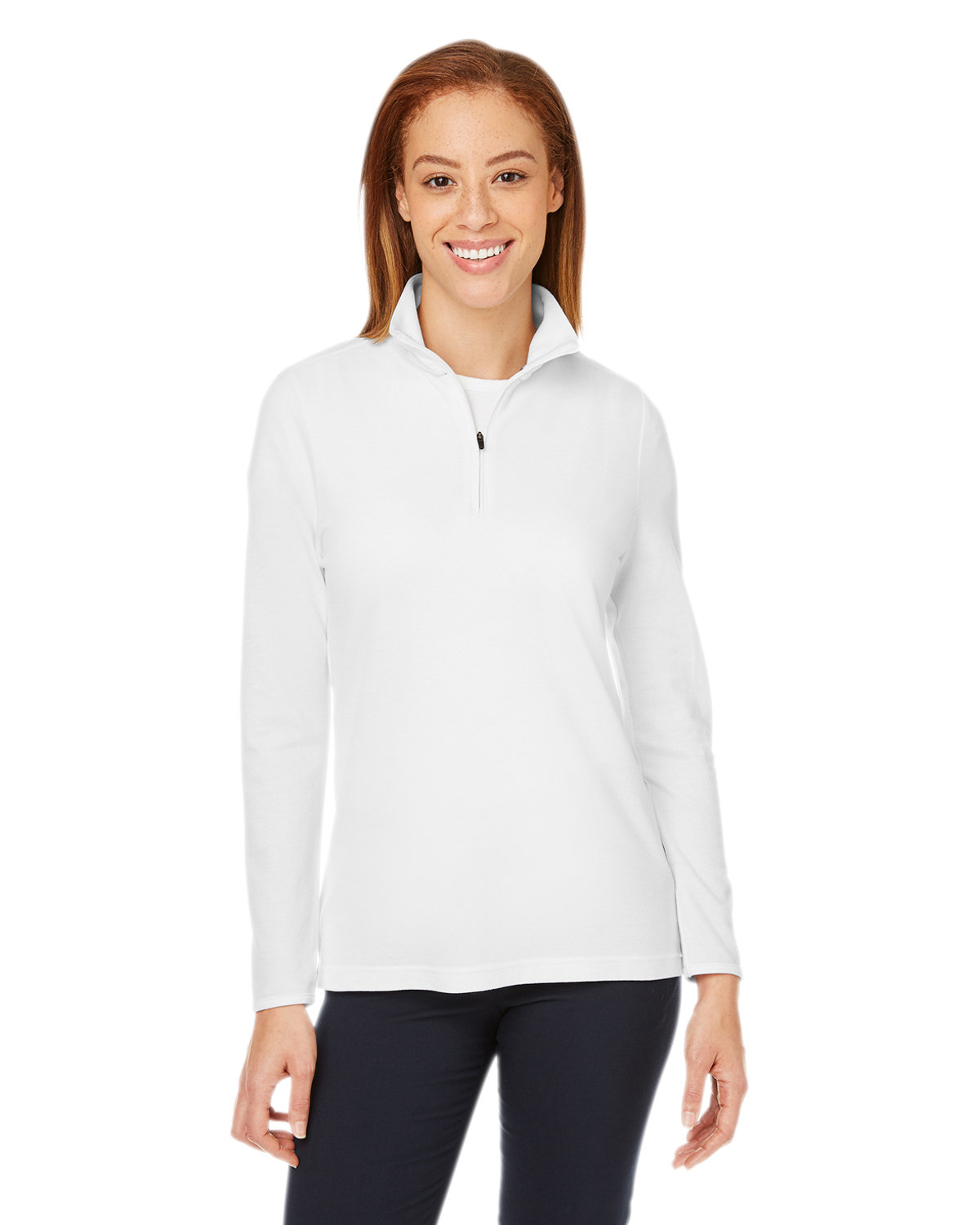 DG400W Devon & Jones New Classics Ladies Performance Quarter-Zip