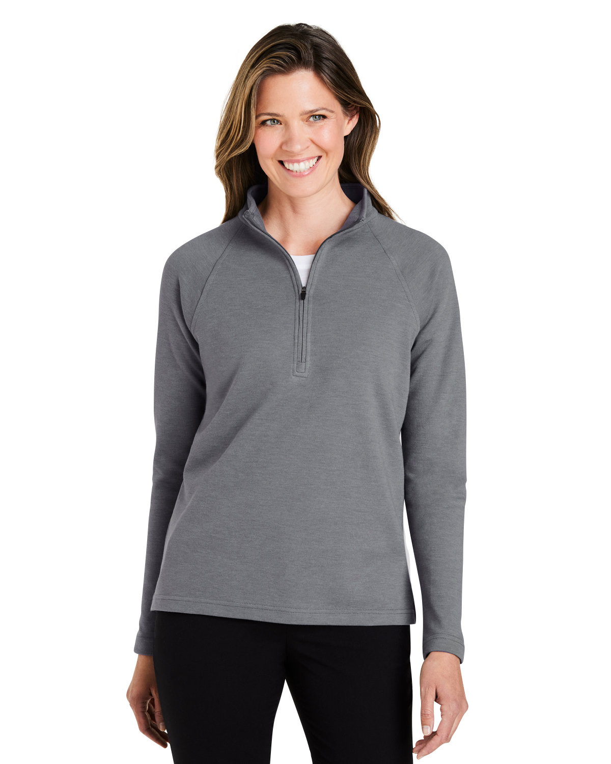 DG481WZ Devon & Jones Ladies New Classics Charleston Quarter-Zip