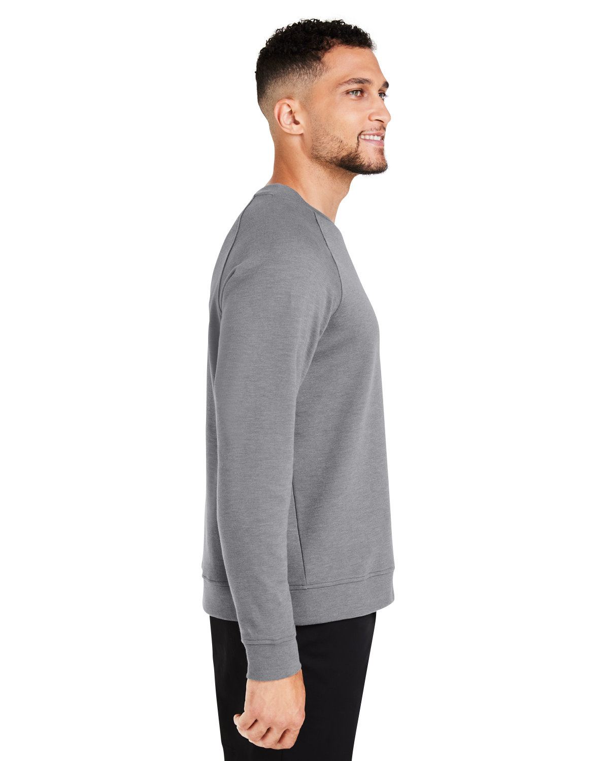 DG482 Devon & Jones Mens New Classics Charleston Pullover - Siide Image