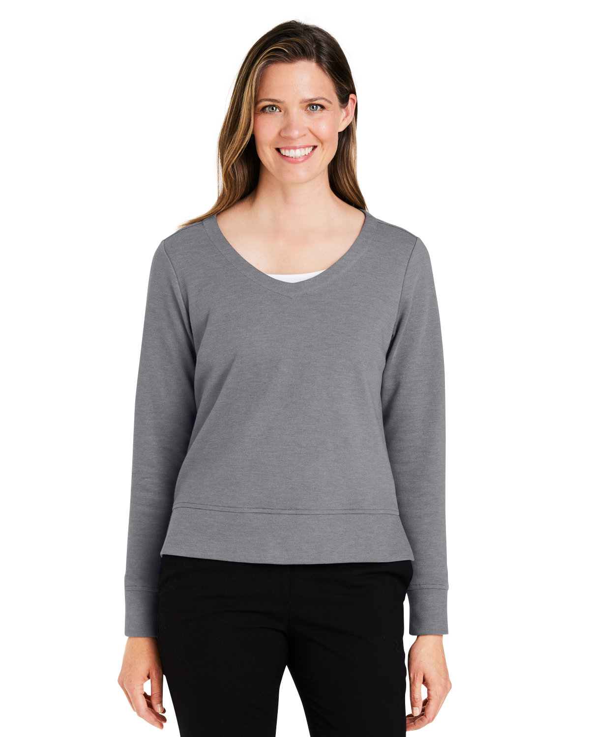 DG482W Devon & Jones Ladies New Classics Charleston Pullover