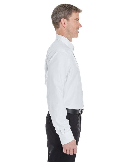 DG532 Devon & Jones Mens Crown Woven Collection Royal Dobby Shirt - Siide Image
