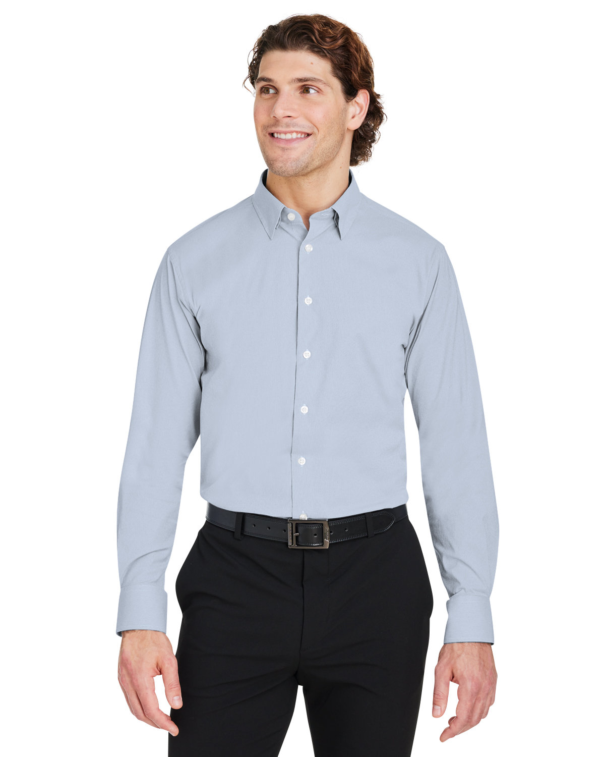 DG537 Devon & Jones CrownLux Performance? Mens Microstripe Shirt