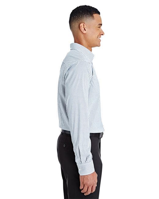 DG540 Devon & Jones CrownLux Performance Mens Micro Windowpane Shirt - Siide Image
