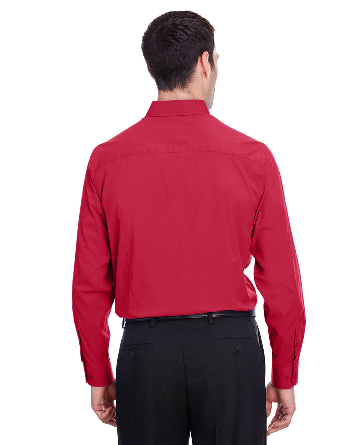 DG542 Devon & Jones CrownLux Performance? Mens Stretch Woven Shirt DG542 Devon & Jones CrownLux Performance? Mens Stretch Woven Shirt - Back Image