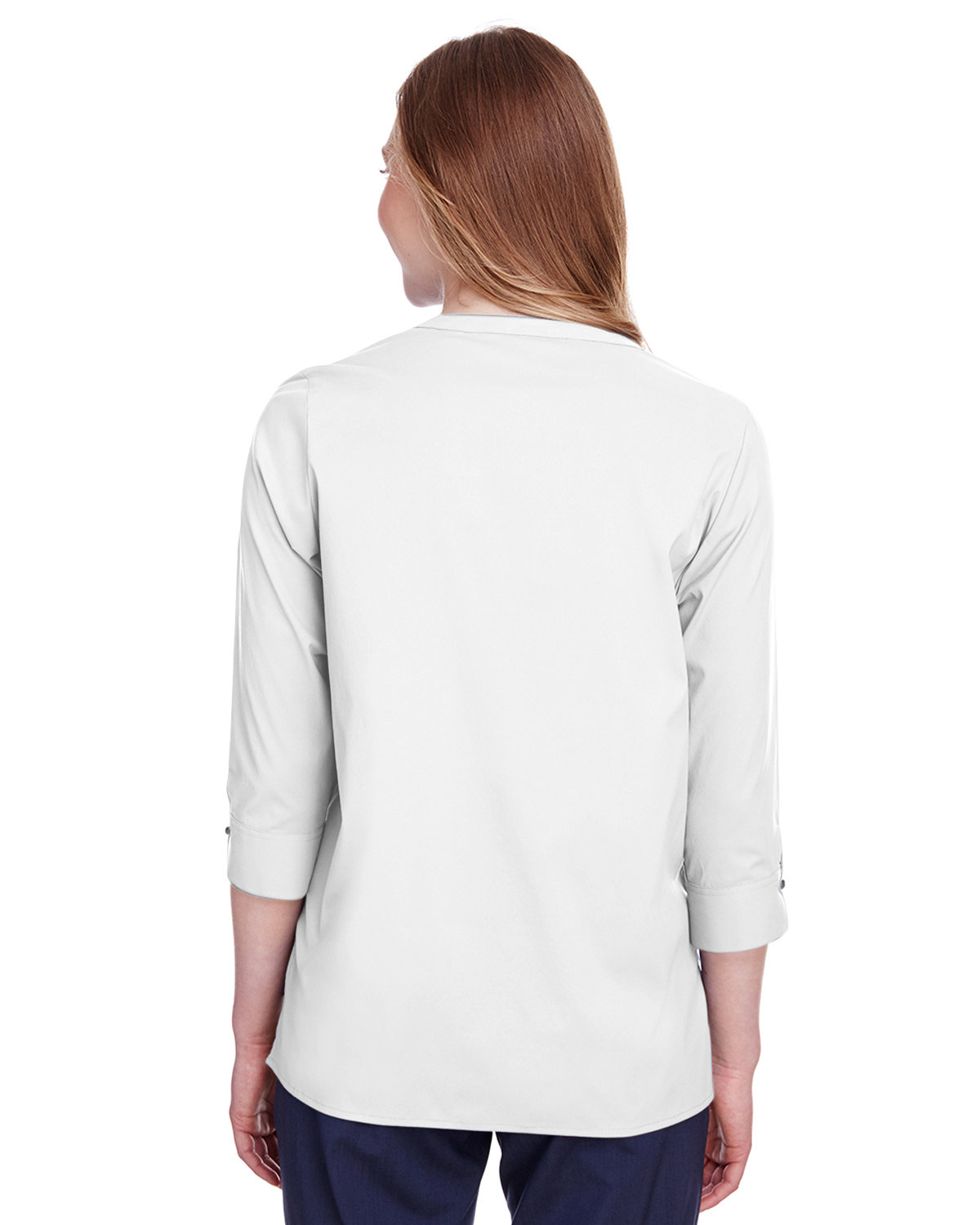 DG542W Devon & Jones Ladies CrownLux Performance Stretch Tunic - Back Image