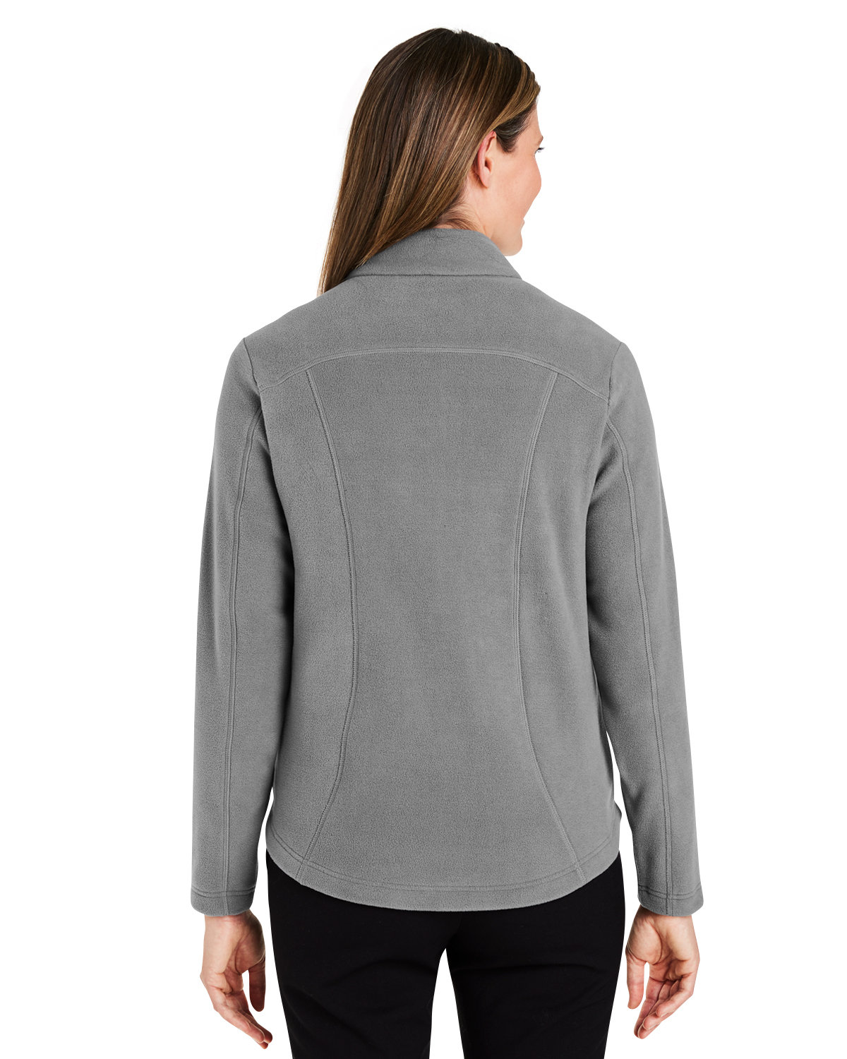 DG730W Devon & Jones Ladies CrownLux Performance Fleece Full-Zip - Back Image