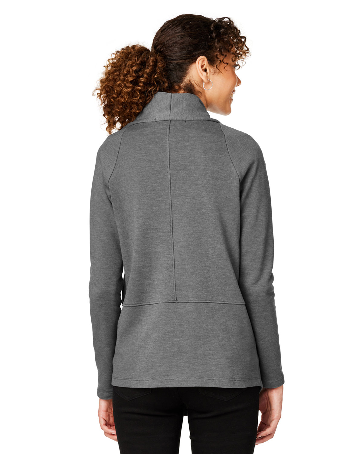 DG481W Devon & Jones Ladies New Classics Charleston Cardigan - Back Image