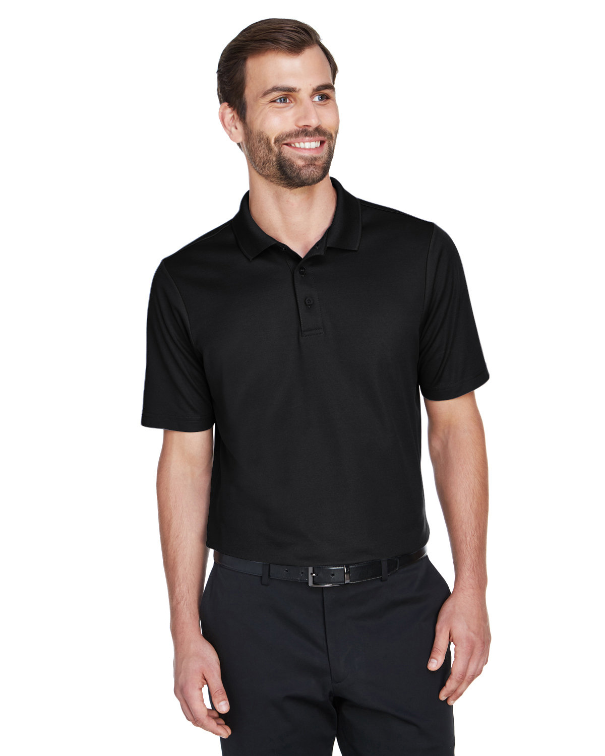 DG20 Devon & Jones CrownLux Performance Mens Plaited Polo