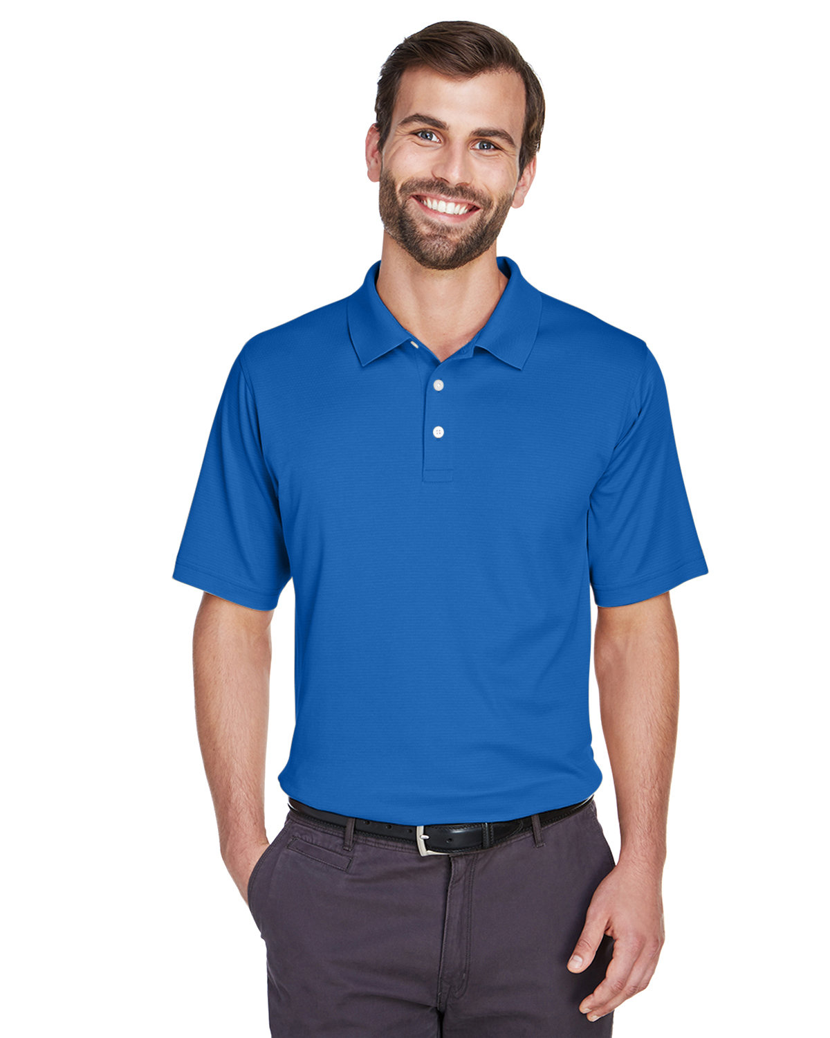 DG200 Devon & Jones Mens Pima-Tech Jet Piqué Polo DG200 Devon & Jones Mens Pima-Tech Jet Piqué Polo