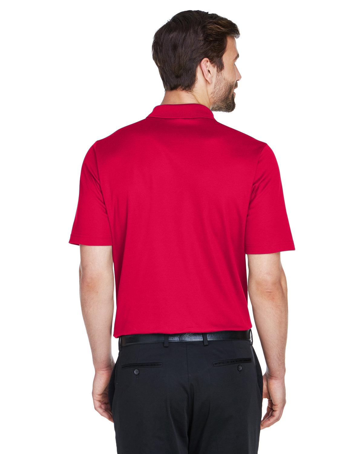 DG20T Devon & Jones CrownLux Performance Mens Tall Plaited Polo - Back Image