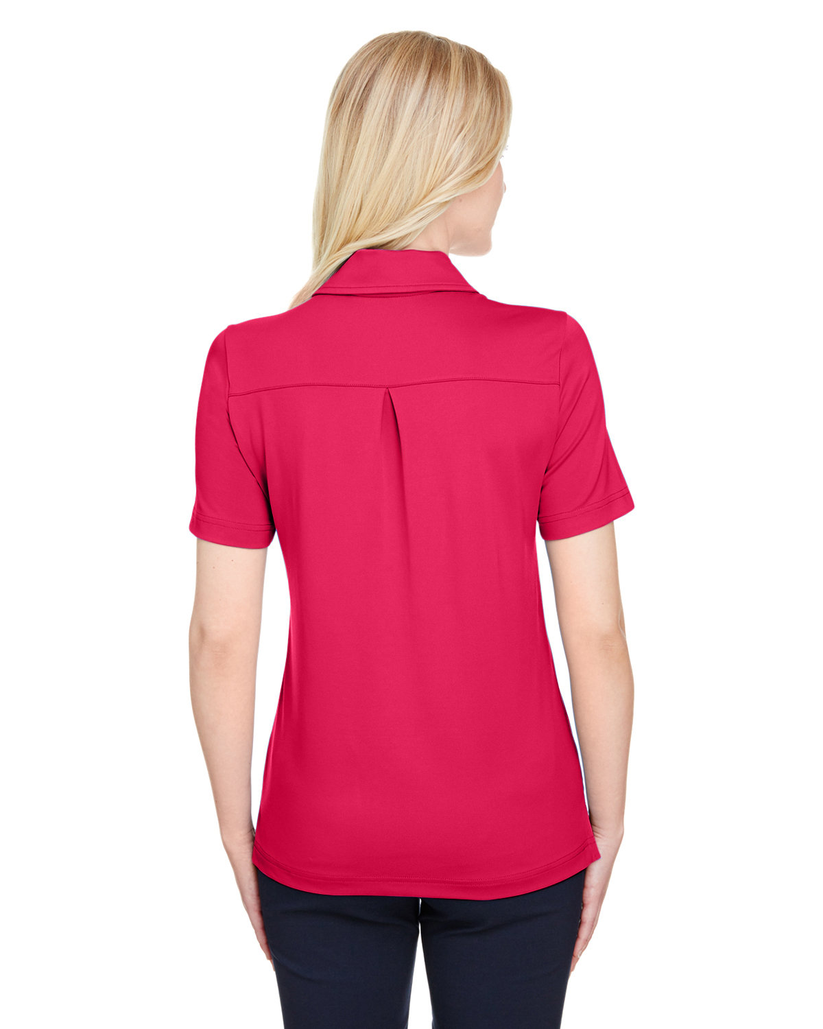 DG21W Devon & Jones Ladies CrownLux Performance Range Flex Polo - Back Image
