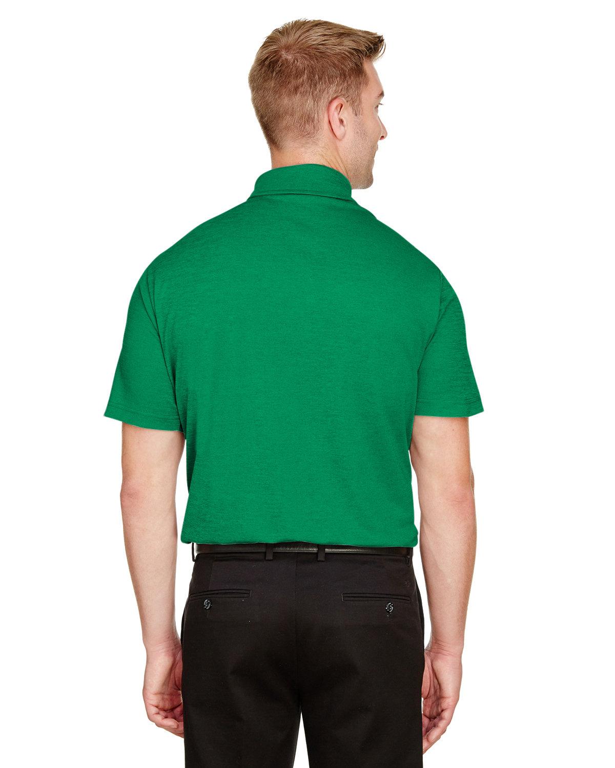 DG22 Devon & Jones CrownLux Performance Mens Address Melange Polo DG22 Devon & Jones CrownLux Performance Mens Address Melange Polo - Back Image