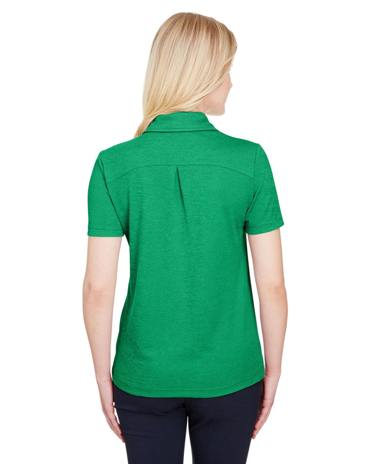 DG22W Devon & Jones CrownLux Performance Ladies Address Melange Polo - Back Image