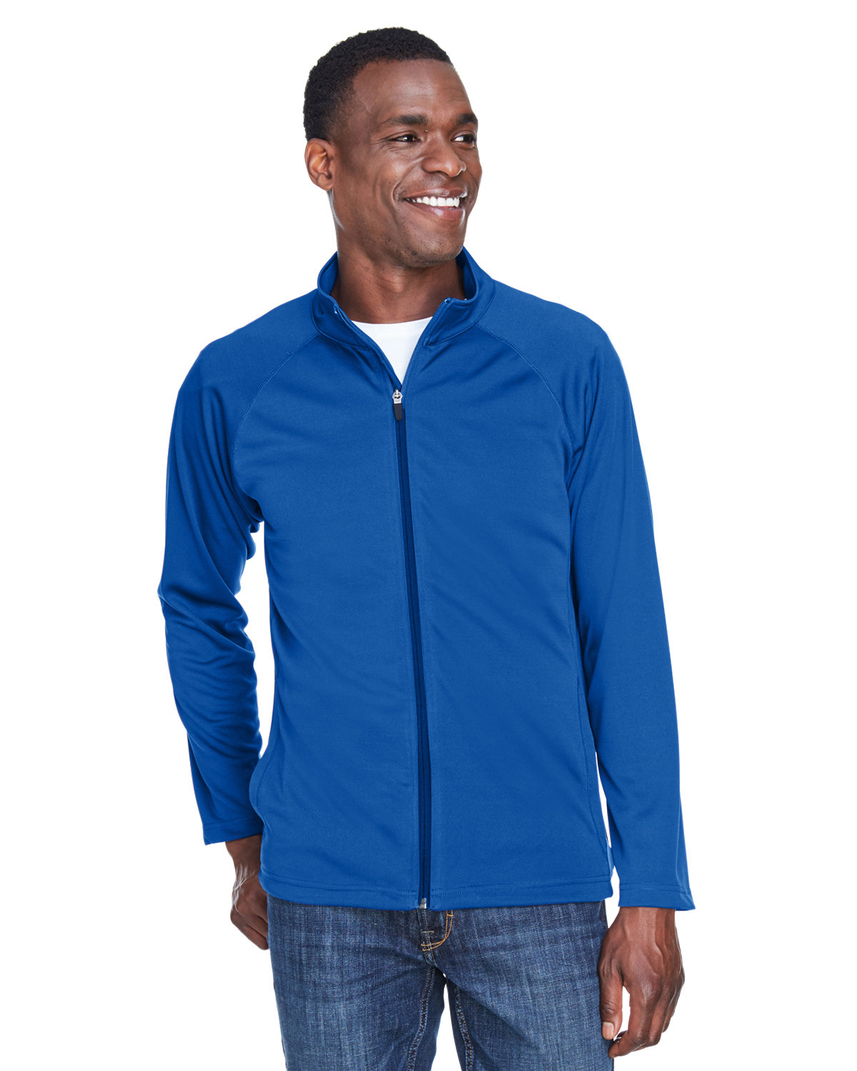 DG420 Devon & Jones Mens Stretch Tech-Shell Compass Full-Zip