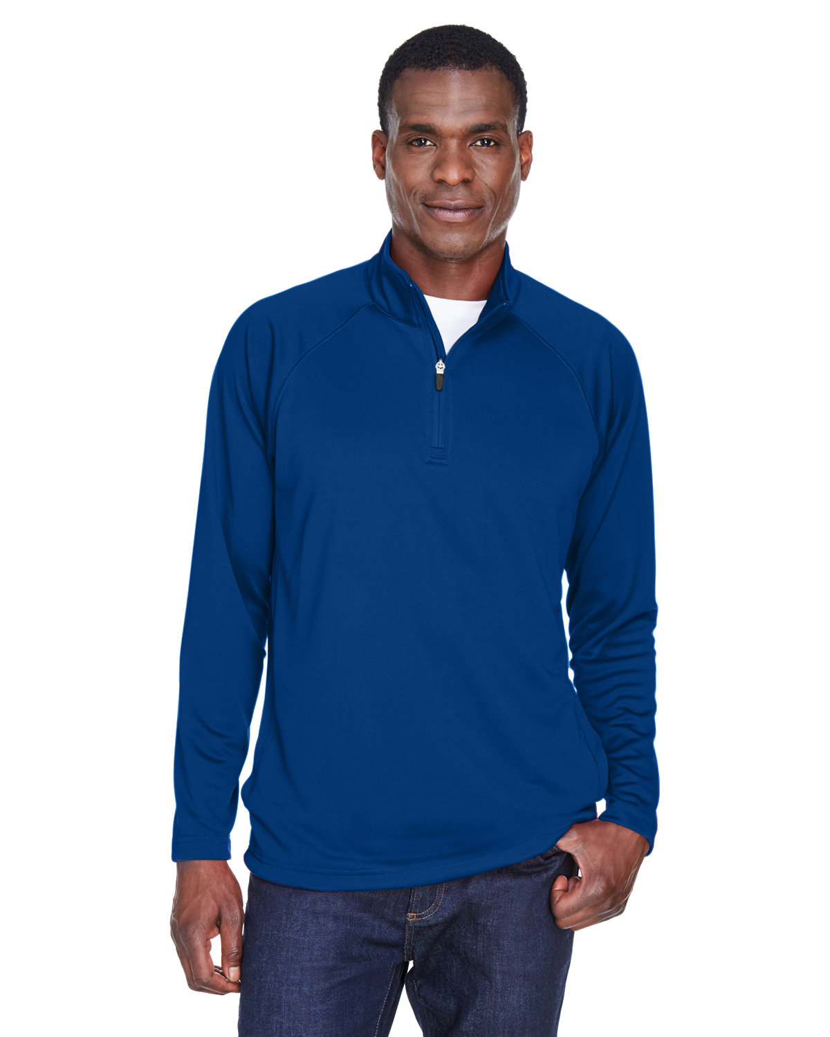DG440 Devon & Jones Mens Stretch Tech-Shell Compass Quarter-Zip DG440 Devon & Jones Mens Stretch Tech-Shell Compass Quarter-Zip