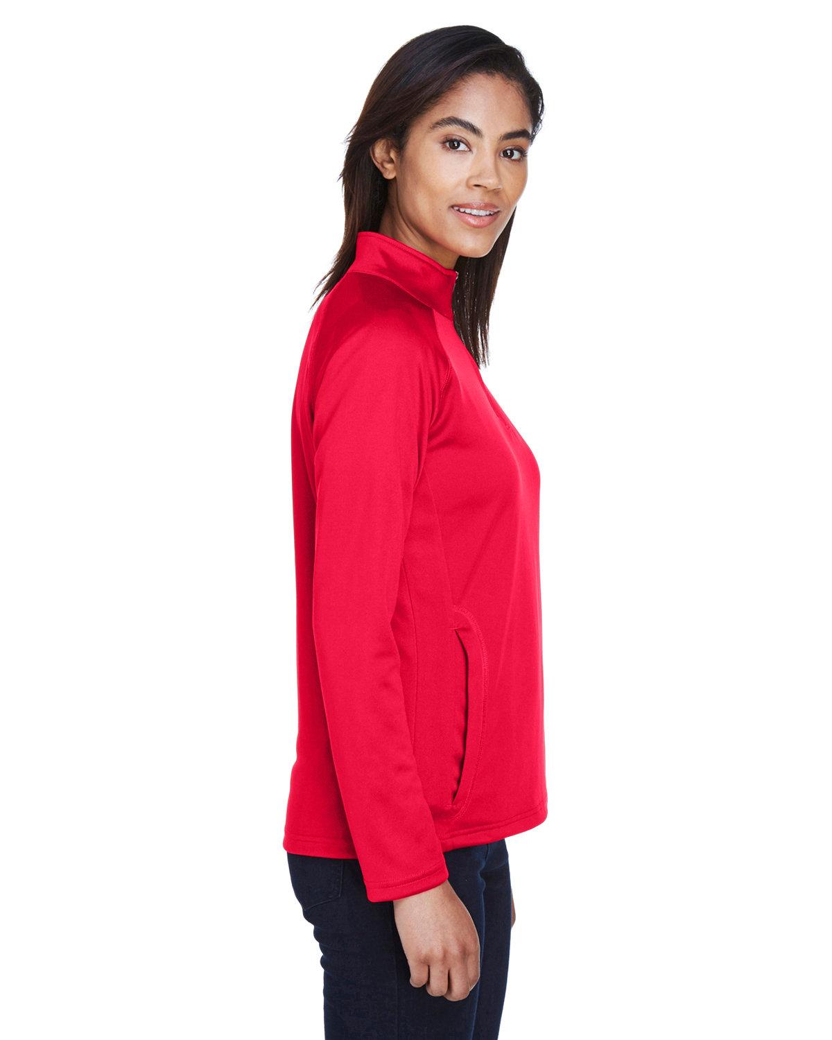 DG440W Devon & Jones Ladies Stretch Tech-Shell Compass Quarter-Zip - Siide Image