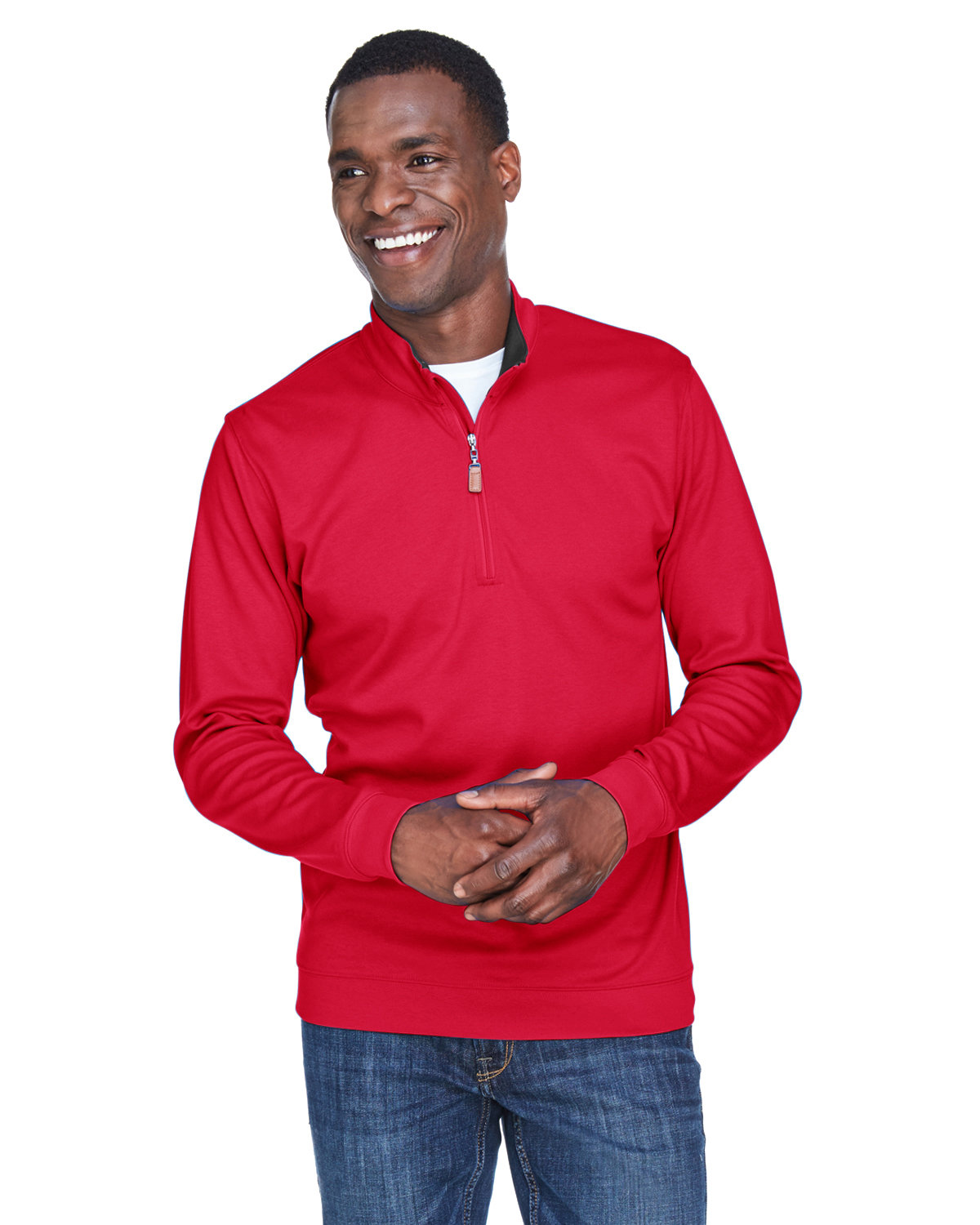 DG479 Devon & Jones Mens DRYTEC20 Performance Quarter-Zip DG479 Devon & Jones Mens DRYTEC20 Performance Quarter-Zip