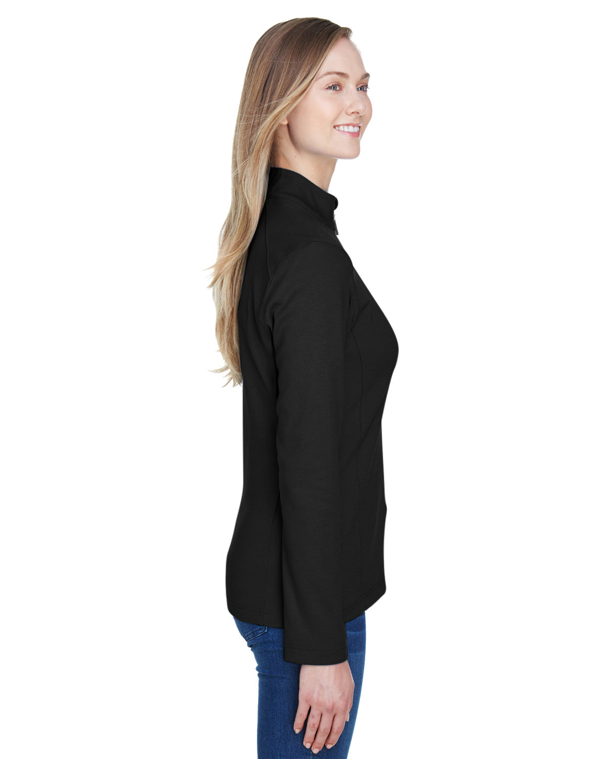 DG479W Devon & Jones Ladies DRYTEC20 Performance Quarter-Zip - Siide Image