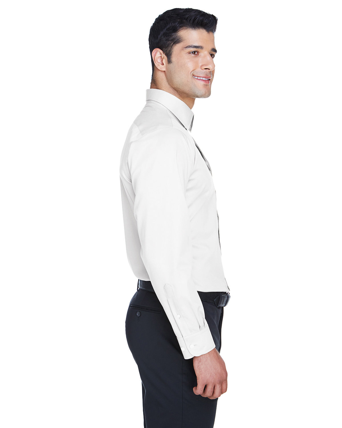DG530 Devon & Jones Mens Crown Woven Collection Solid Stretch Twill - Siide Image