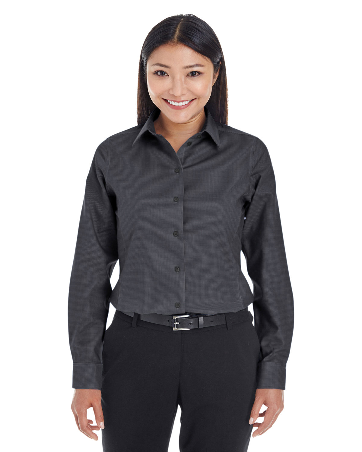 DG532W Devon & Jones Ladies Crown Woven CCollection Royal Dobby Shirt