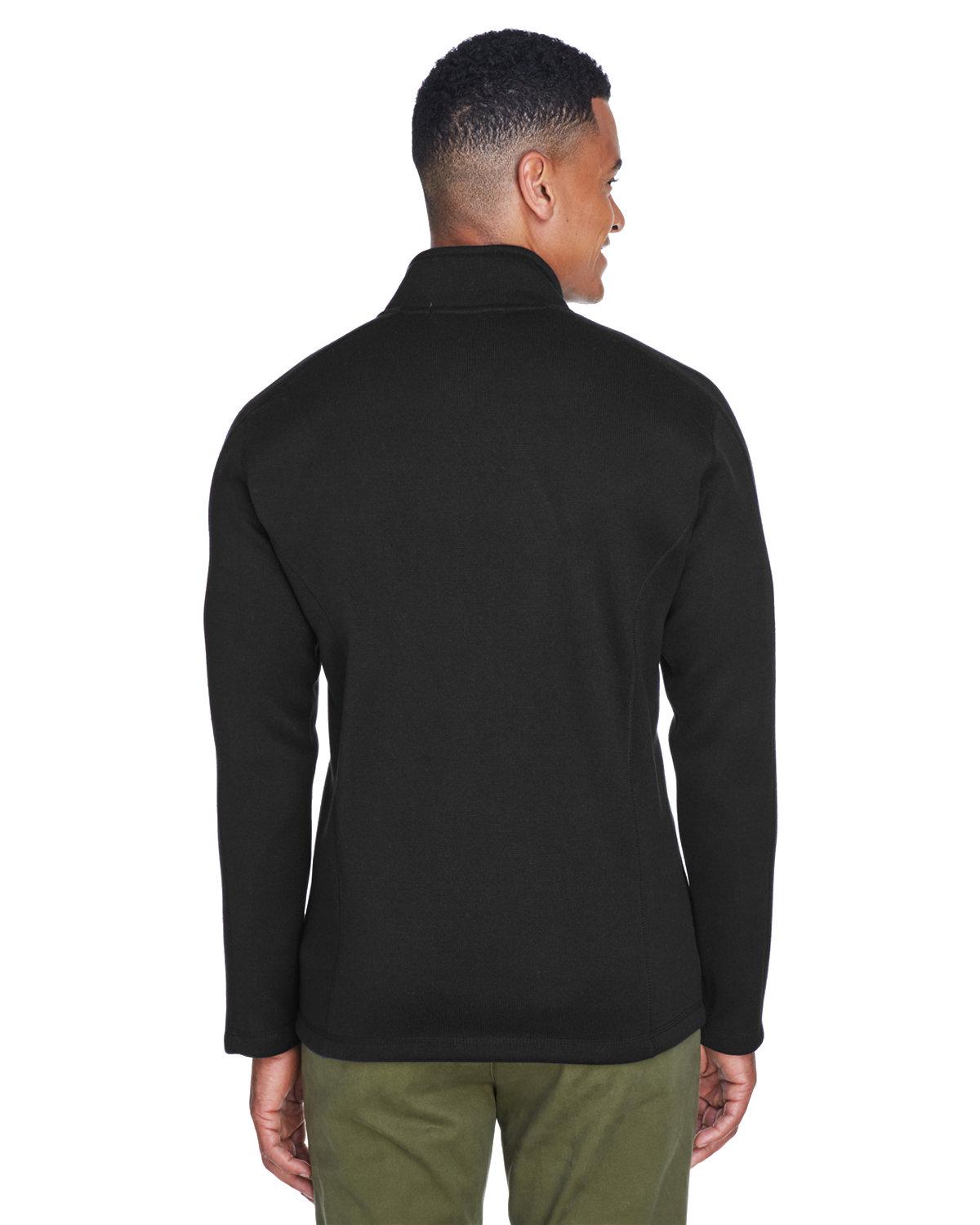 DG793 Devon & Jones Mens Bristol Full-Zip Sweater Fleece Jacket DG793 Devon & Jones Mens Bristol Full-Zip Sweater Fleece Jacket - Back Image