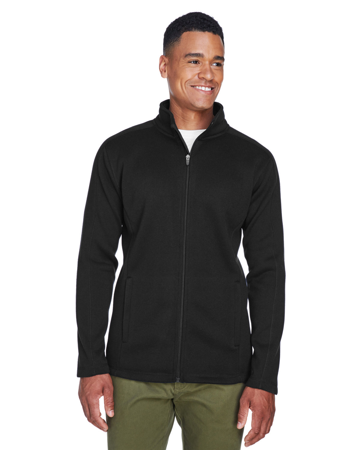 DG793 Devon & Jones Mens Bristol Full-Zip Sweater Fleece Jacket DG793 Devon & Jones Mens Bristol Full-Zip Sweater Fleece Jacket
