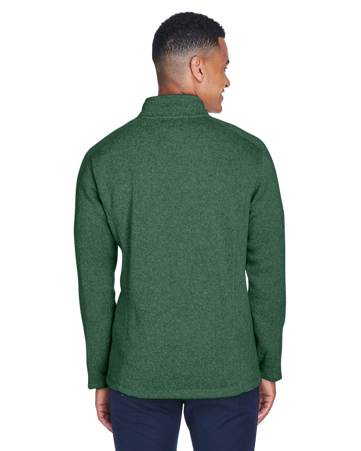 DG793 Devon & Jones Mens Bristol Full-Zip Sweater Fleece Jacket - Back Image