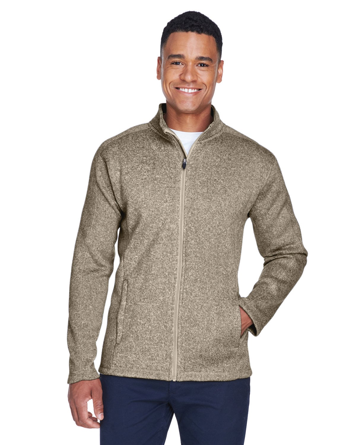DG793 Devon & Jones Mens Bristol Full-Zip Sweater Fleece Jacket