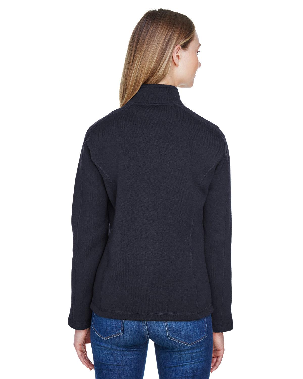 DG793W Devon & Jones Ladies Bristol Full-Zip Sweater Fleece Jacket - Back Image