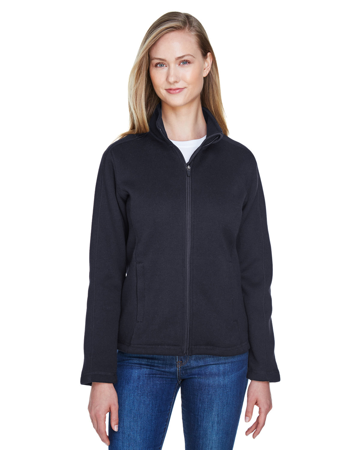 DG793W Devon & Jones Ladies Bristol Full-Zip Sweater Fleece Jacket DG793W Devon & Jones Ladies Bristol Full-Zip Sweater Fleece Jacket