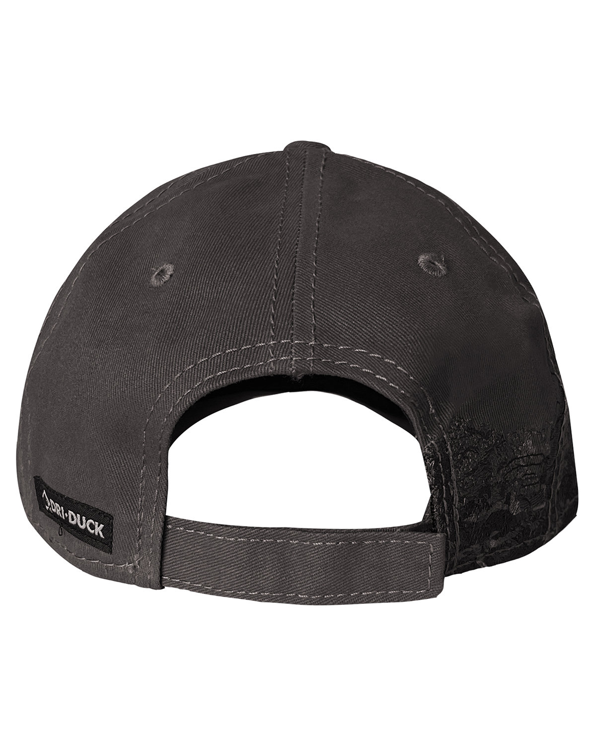 DI3325 Dri Duck Brushed Cotton Twill Excavating Cap - Back Image