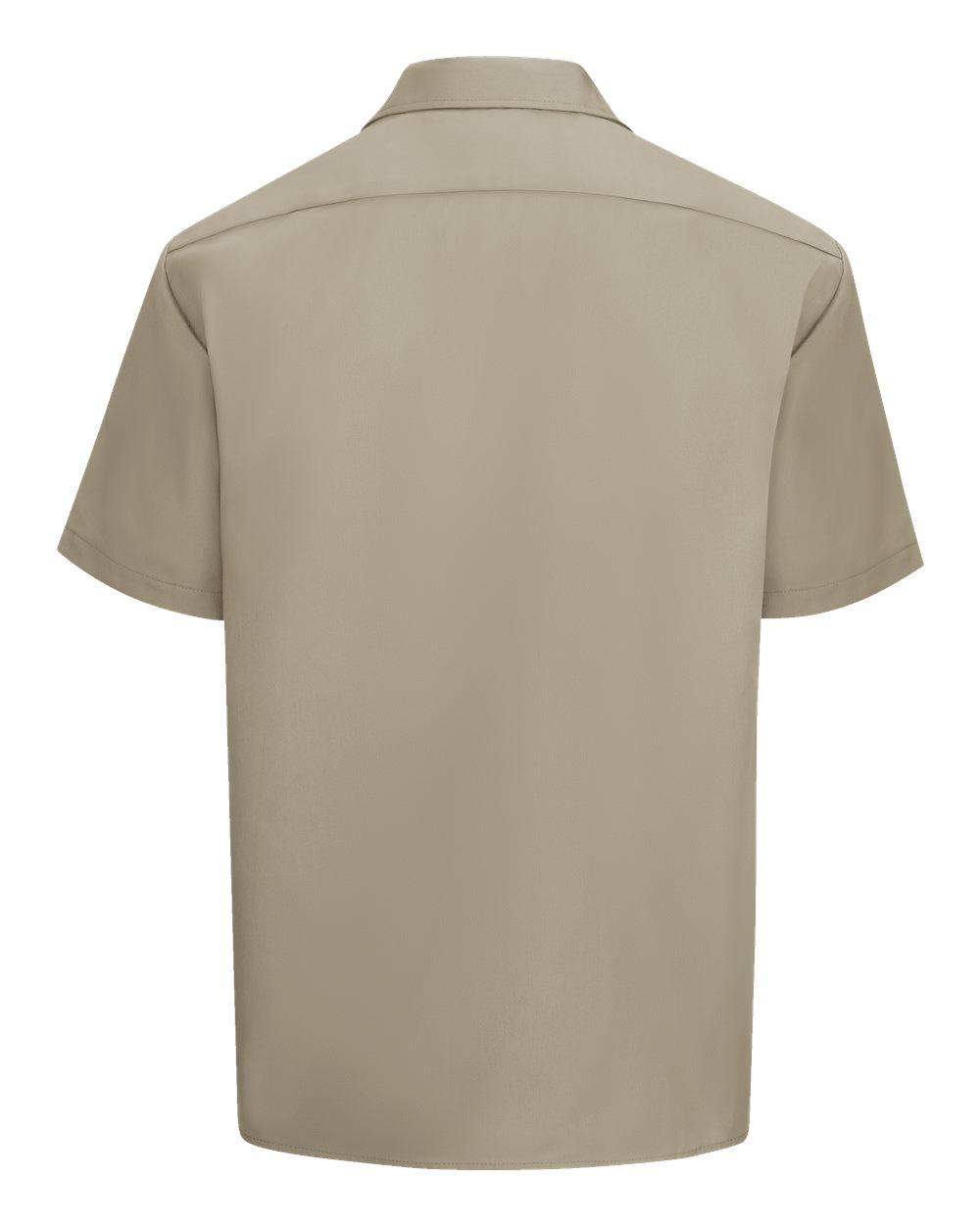 2574L Dickies Short Sleeve Work Shirt - Long Sizes - Back Image