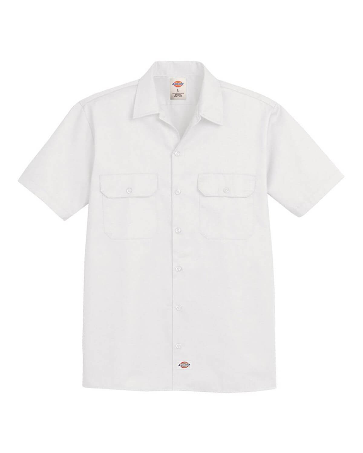 2574L Dickies Short Sleeve Work Shirt - Long Sizes