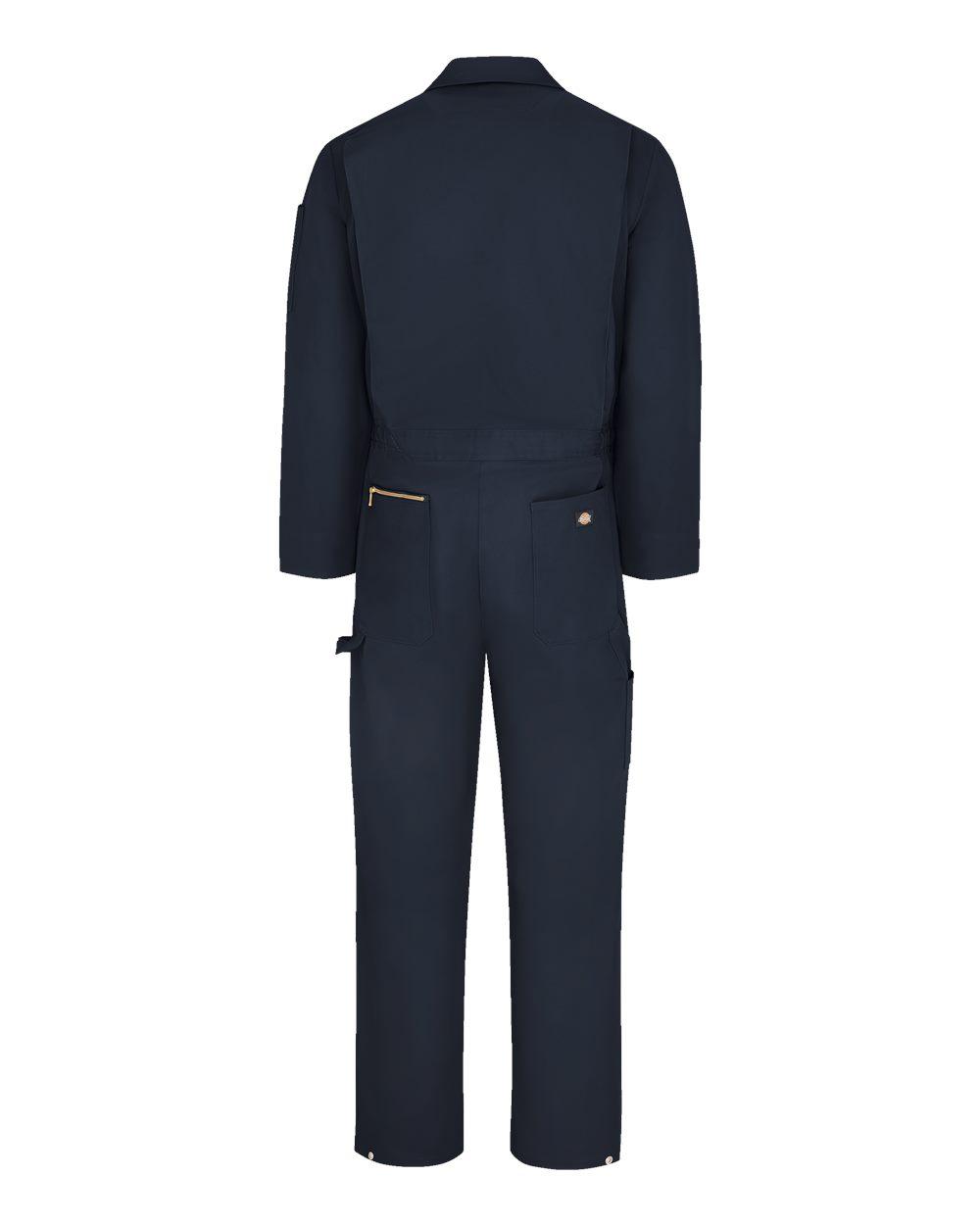 4877L Dickies Deluxe Long Sleeve Cotton Coverall - Long Sizes - Back Image