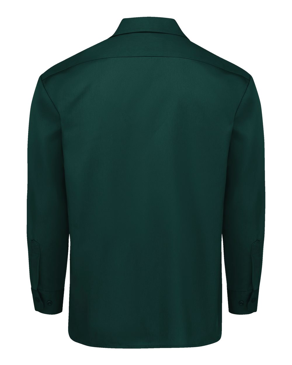 5574 Dickies Long Sleeve Work Shirt - Back Image