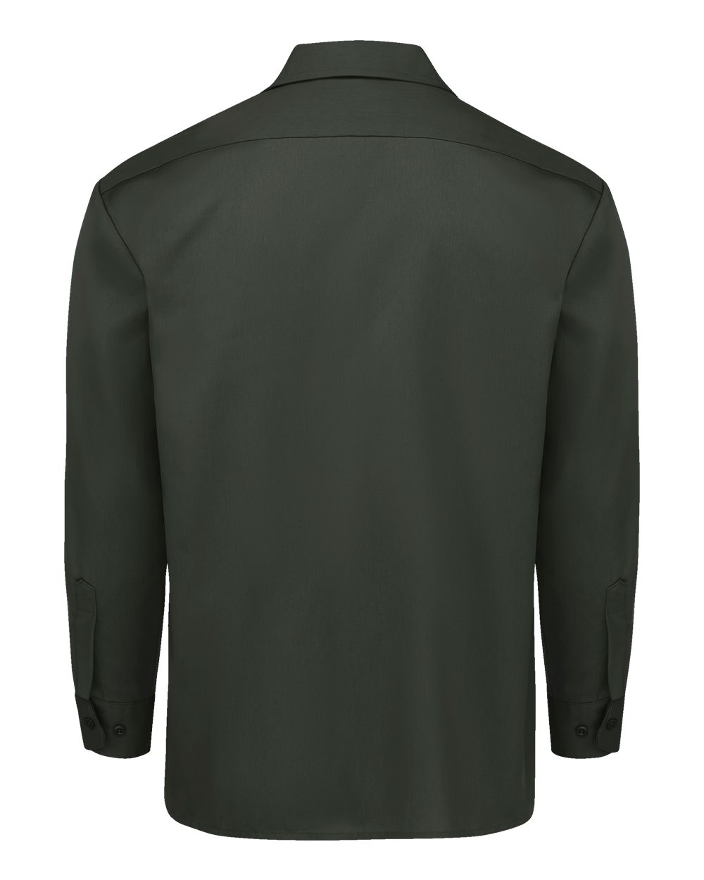 5574L Dickies Long Sleeve Work Shirt - Long Sizes - Back Image