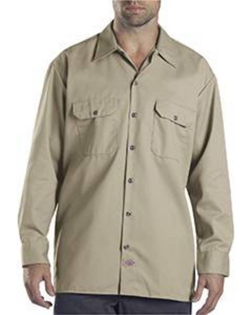574 Dickies Mens 5.25 oz./yd² Long-Sleeve Work Shirt 574 Dickies Mens 5.25 oz./yd² Long-Sleeve Work Shirt