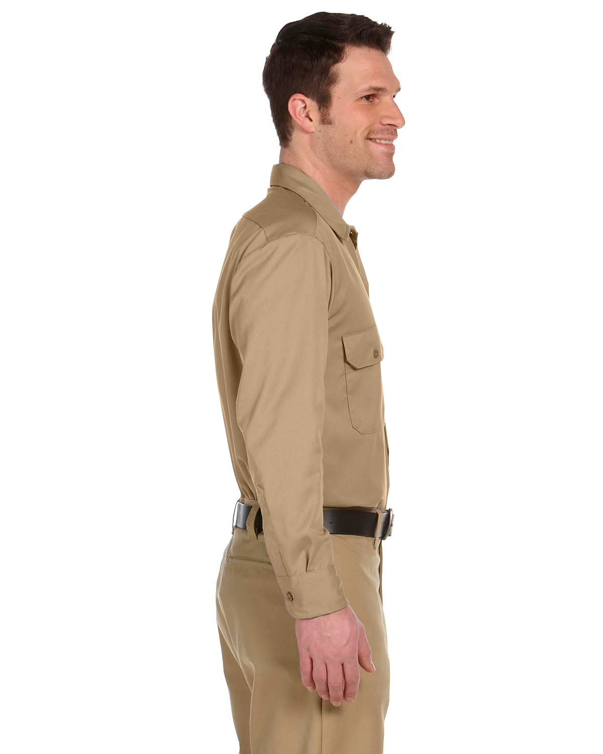 574 Dickies Mens 5.25 oz./yd² Long-Sleeve Work Shirt - Siide Image