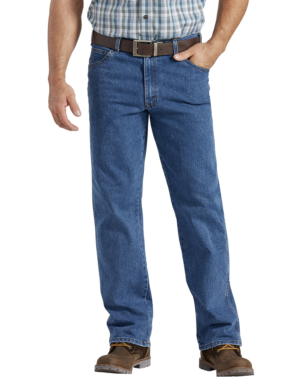 DD220 Dickies Mens FLEX Active Waist 5-Pocket Relaxed Fit Jean DD220 Dickies Mens FLEX Active Waist 5-Pocket Relaxed Fit Jean