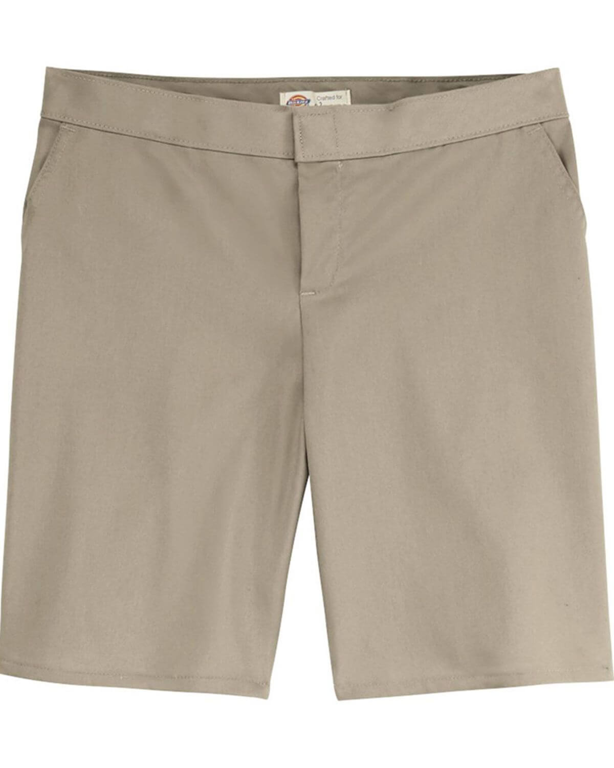 FR22 Dickies Womens Flat Front Shorts Zoom Image