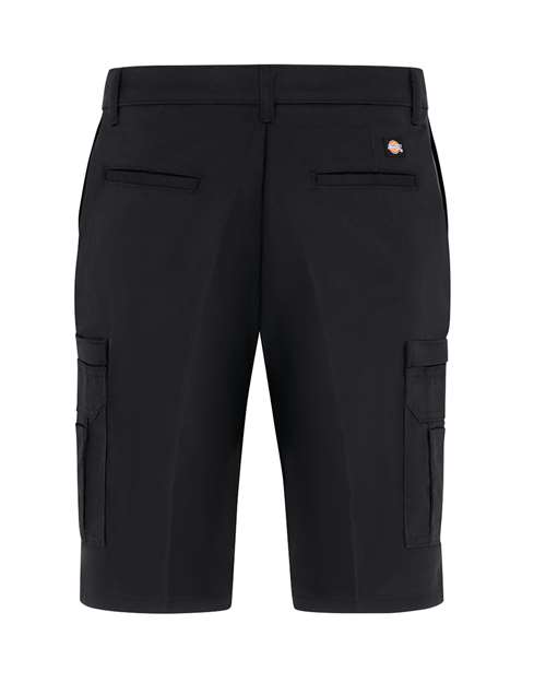 FR33 Dickies Womens Industrial Cotton Cargo Shorts - Back Image